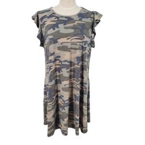 Unbranded Womens XXL Camouflage Mini Dress Pre-Owned